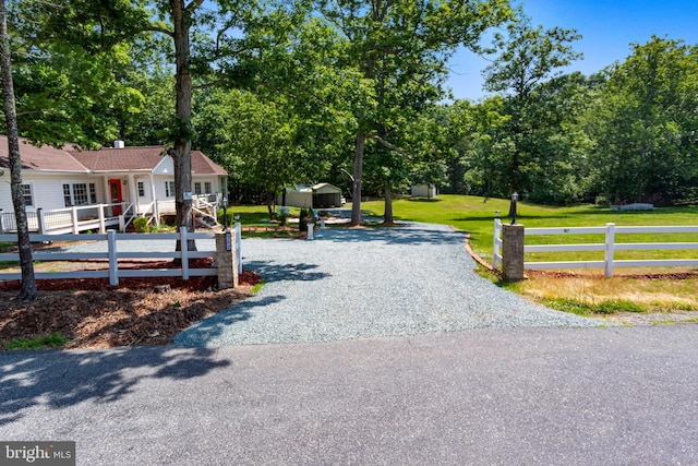 347 Clarks Tract Tract, Keswick, VA 22947 - view of dirt / gravel road with a gated entry