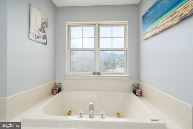 51 Phoebe Farms Ln, New Castle, DE 19720 - bathroom with healthy amount of natural light and a jetted tub