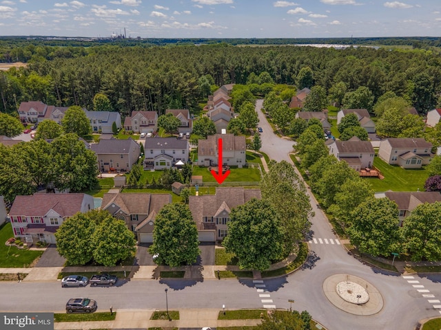 51 Phoebe Farms Ln, New Castle, DE 19720 - aerial view of residential area with a forest