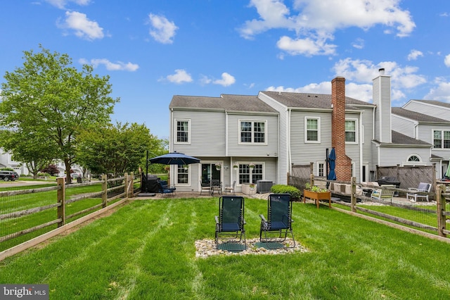 2 E Park Rd, Newtown, PA 18940 - back of house with central air condition unit and a patio