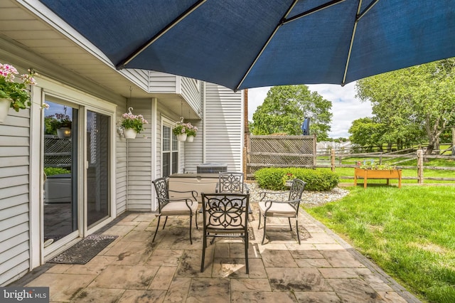 2 E Park Rd, Newtown, PA 18940 - view of patio / terrace with outdoor dining area