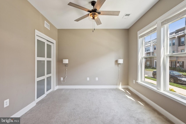 1909 Greenbriar Hall Rd, Dumfries, VA 22026 - carpeted spare room with ceiling fan and baseboards