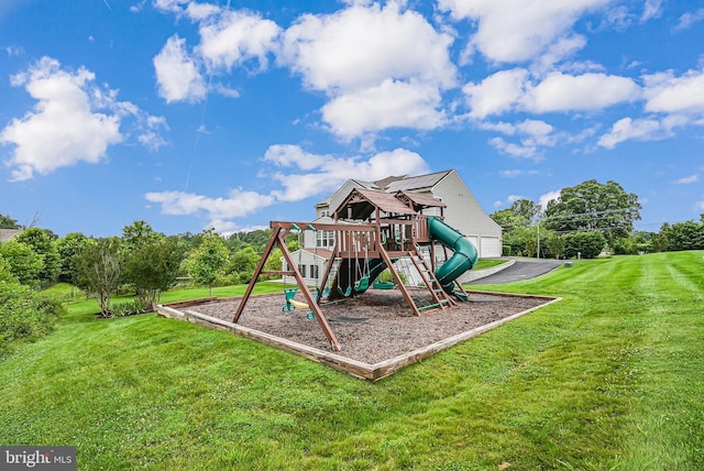 7425 Signal Hill Rd, Manassas, VA 20111 - community jungle gym featuring a lawn