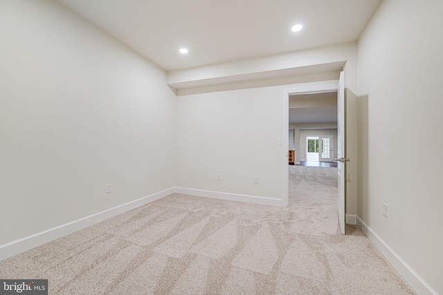 7425 Signal Hill Rd, Manassas, VA 20111 - empty room with light colored carpet and recessed lighting