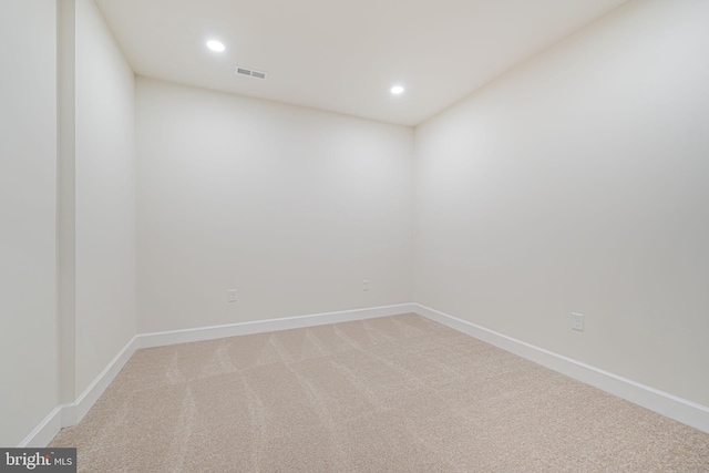 7425 Signal Hill Rd, Manassas, VA 20111 - empty room with light colored carpet and recessed lighting