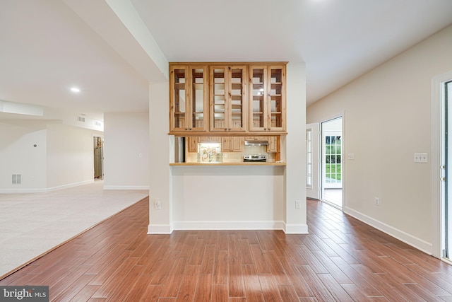 7425 Signal Hill Rd, Manassas, VA 20111 - unfurnished living room with wood finished floors and recessed lighting