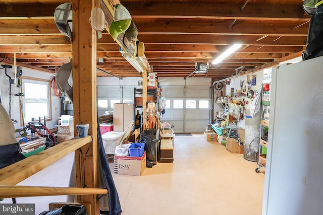 5509 Waterview Dr, Cambridge, MD 21613 - garage featuring a garage door opener