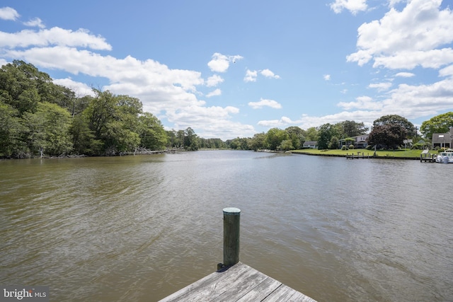 5509 Waterview Dr, Cambridge, MD 21613 - dock featuring a water view