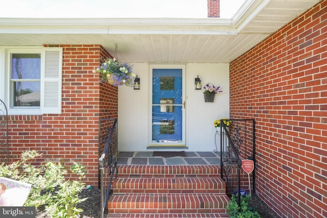 5509 Waterview Dr, Cambridge, MD 21613 - view of exterior entry featuring brick siding