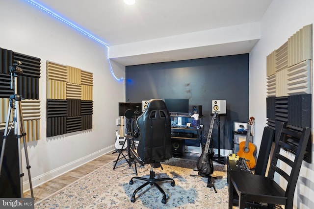 42735 Macauley Pl, Ashburn, VA 20148 - home office featuring wood finished floors and baseboards