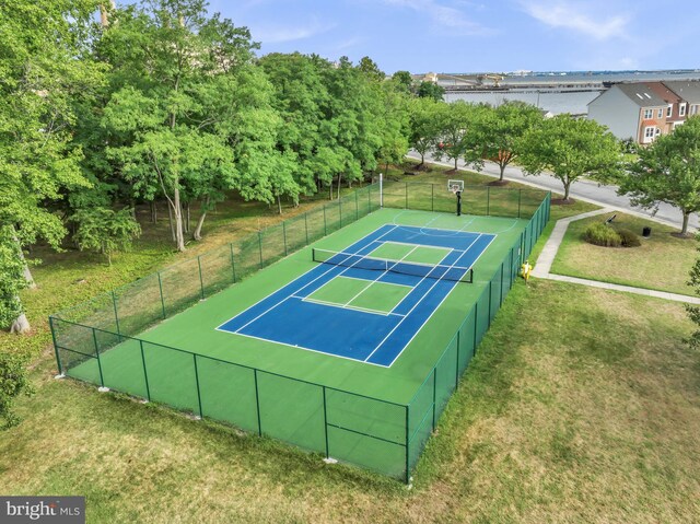1328 Cox Cv, Stoney Beach, MD 21226 - view of tennis court featuring a water view