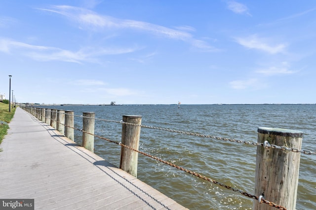1328 Cox Cv, Stoney Beach, MD 21226 - dock area with a water view