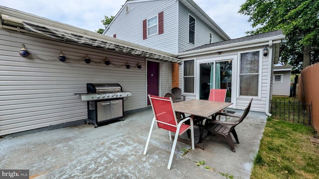 12 Rogers Cir, Newark, DE 19702 - view of patio / terrace featuring grilling area and outdoor dining area
