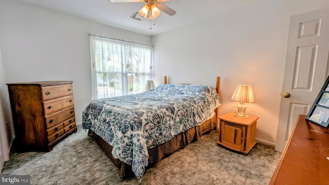 12 Rogers Cir, Newark, DE 19702 - bedroom with light colored carpet, baseboards, and a ceiling fan