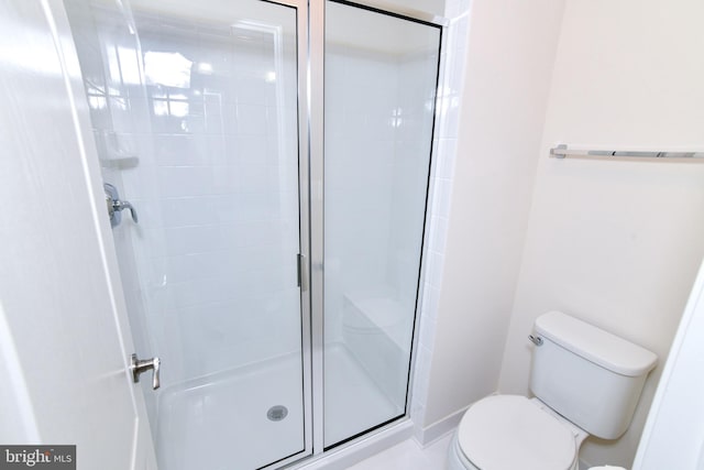 42344 Abney Wood Dr, Chantilly, VA 20152 - bathroom with toilet and a shower stall
