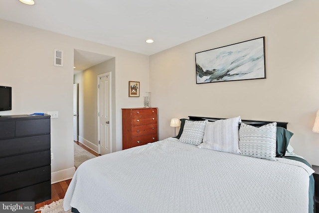 1201 Cooksie St, Baltimore, MD 21230 - bedroom with wood finished floors and recessed lighting