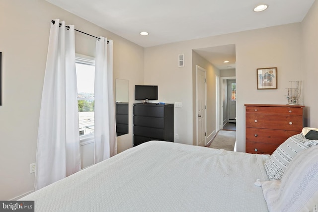 1201 Cooksie St, Baltimore, MD 21230 - bedroom featuring recessed lighting and carpet flooring