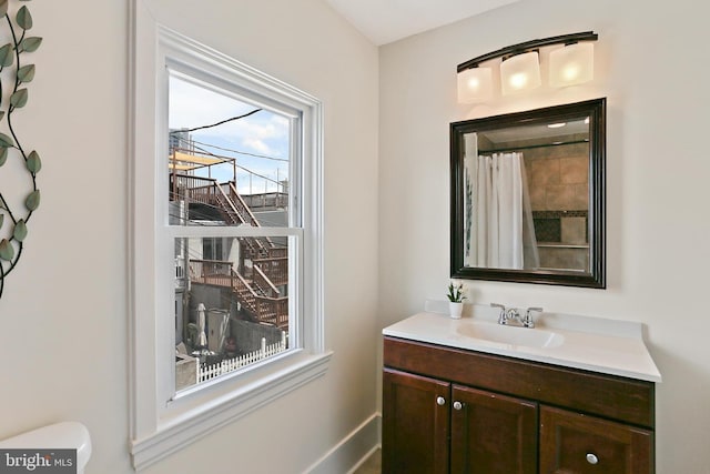 1201 Cooksie St, Baltimore, MD 21230 - full bathroom featuring vanity and a shower with shower curtain
