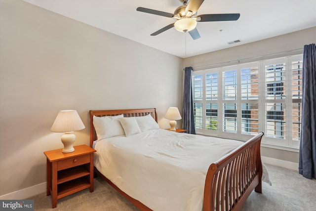 510 Diamondback Dr Unit 469, Gaithersburg, MD 20878 - carpeted bedroom featuring baseboards and a ceiling fan
