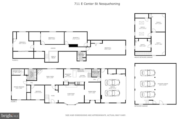 711 E Center St, Nesquehoning, PA 18240 - floor plan / room layout