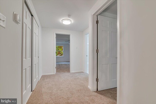 711 E Center St, Nesquehoning, PA 18240 - hallway with carpet flooring and baseboards