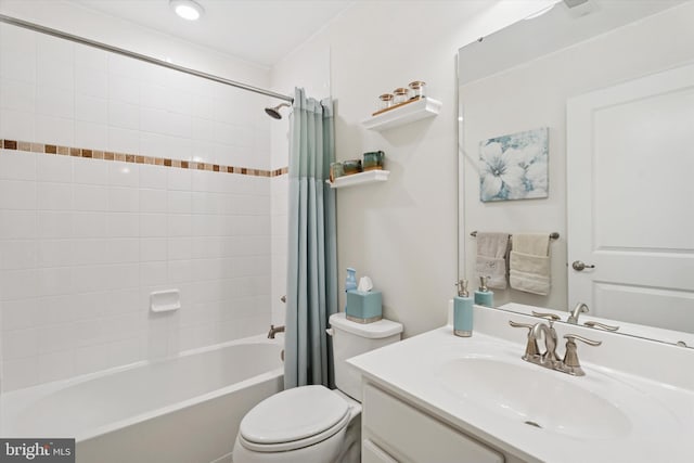 42 Mulberry Grn, Spring City, PA 19475 - bathroom with toilet, shower / bath combination with curtain, and vanity