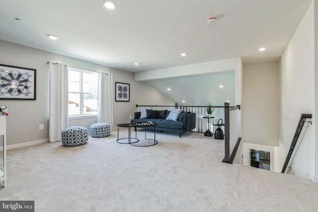 706 Aldora Dr Harper, Unit Harper, Aberdeen, MD 21001 - carpeted living area with recessed lighting and baseboards
