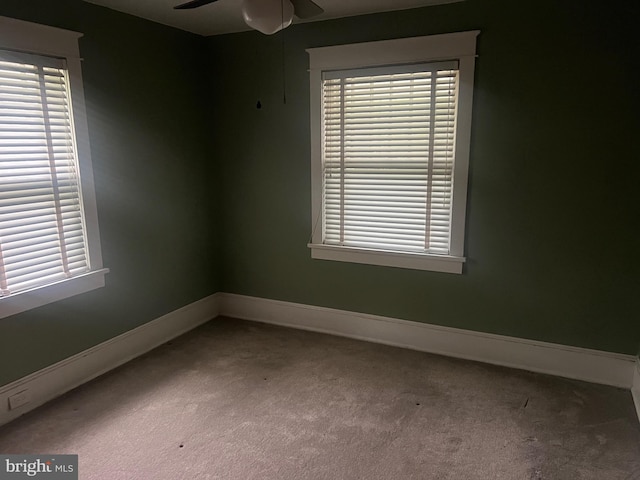 511 Passmore Ave, Hammonton, NJ 08037 - carpeted spare room featuring a ceiling fan and baseboards