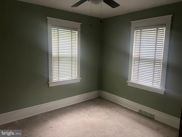 511 Passmore Ave, Hammonton, NJ 08037 - carpeted spare room with a ceiling fan, plenty of natural light, and baseboards