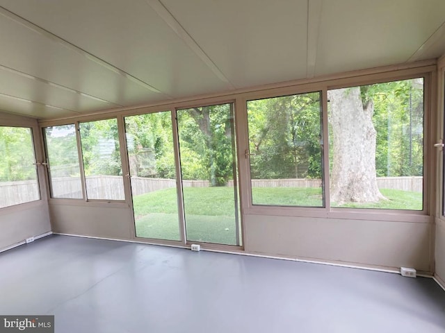 402 W Maple Ave, Sterling, VA 20164 - unfurnished sunroom featuring plenty of natural light and concrete flooring