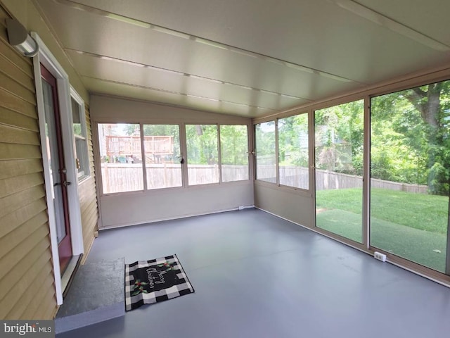 402 W Maple Ave, Sterling, VA 20164 - unfurnished sunroom with lofted ceiling
