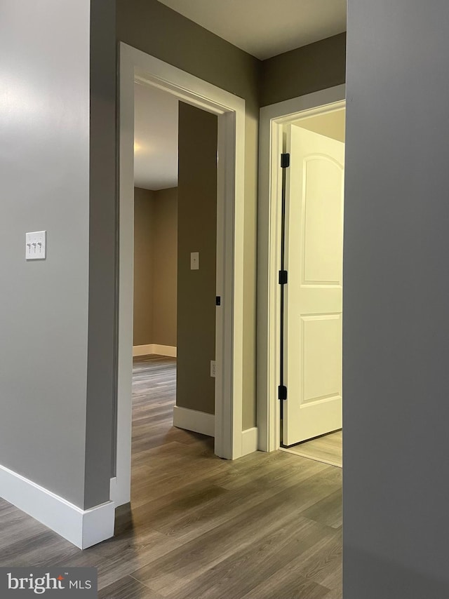 211 Workman Dr, Keyser, WV 26726 - hall featuring wood finished floors and baseboards
