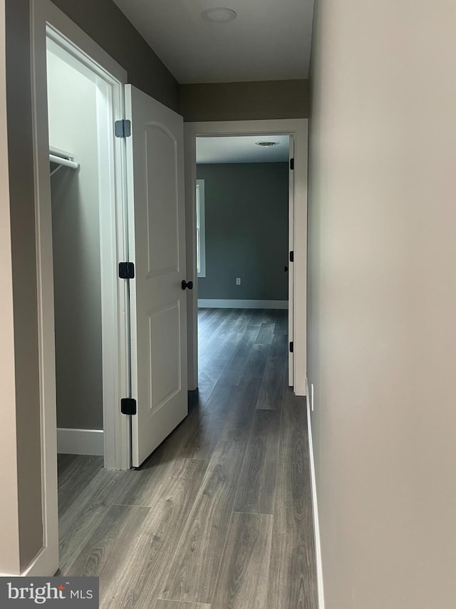 211 Workman Dr, Keyser, WV 26726 - corridor featuring dark wood finished floors and baseboards