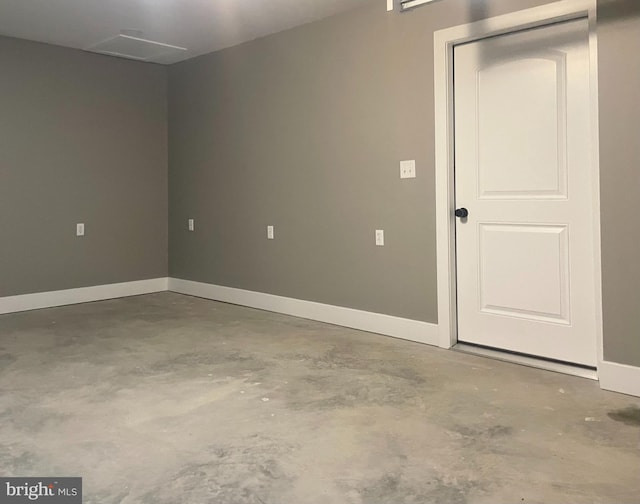 211 Workman Dr, Keyser, WV 26726 - unfurnished room with concrete flooring and baseboards