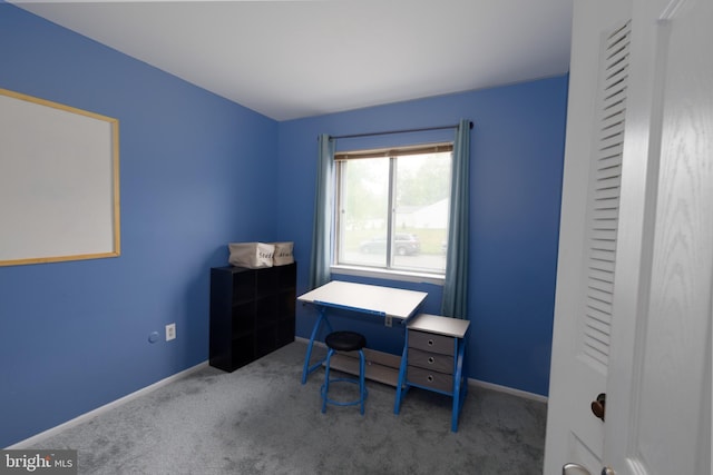 207 Coville Dr, Browns Mills, NJ 08015 - office area with carpet floors and baseboards