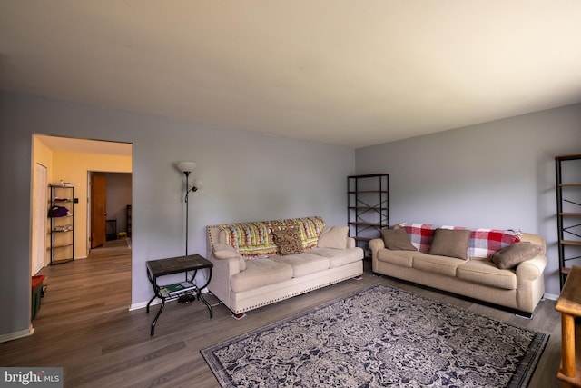 207 Coville Dr, Browns Mills, NJ 08015 - living room with wood finished floors and baseboards