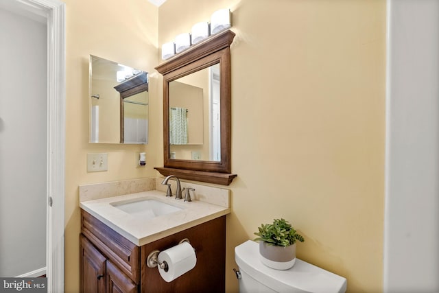 3195 Atlee Ridge Rd, New Windsor, MD 21776 - half bathroom with toilet and vanity