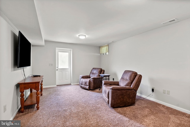 3195 Atlee Ridge Rd, New Windsor, MD 21776 - sitting room featuring carpet and baseboards