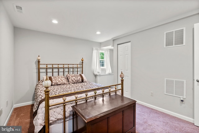 3195 Atlee Ridge Rd, New Windsor, MD 21776 - bedroom with carpet, baseboards, and recessed lighting