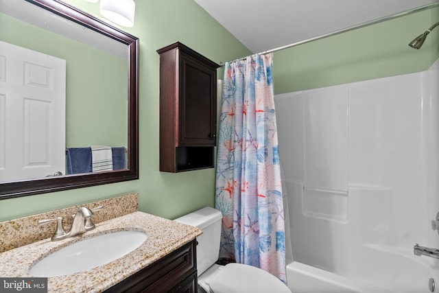 3195 Atlee Ridge Rd, New Windsor, MD 21776 - full bath featuring vanity, shower / tub combo, and toilet