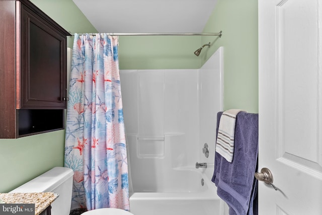 3195 Atlee Ridge Rd, New Windsor, MD 21776 - full bath featuring shower / bath combo, toilet, and vanity