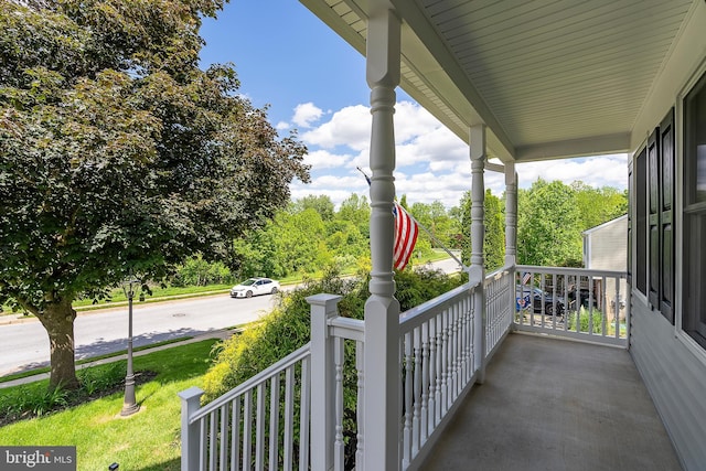 3195 Atlee Ridge Rd, New Windsor, MD 21776 - view of covered porch