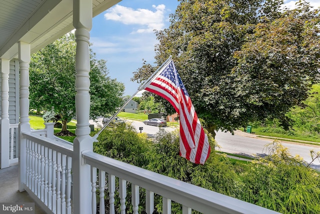 3195 Atlee Ridge Rd, New Windsor, MD 21776 - view of porch