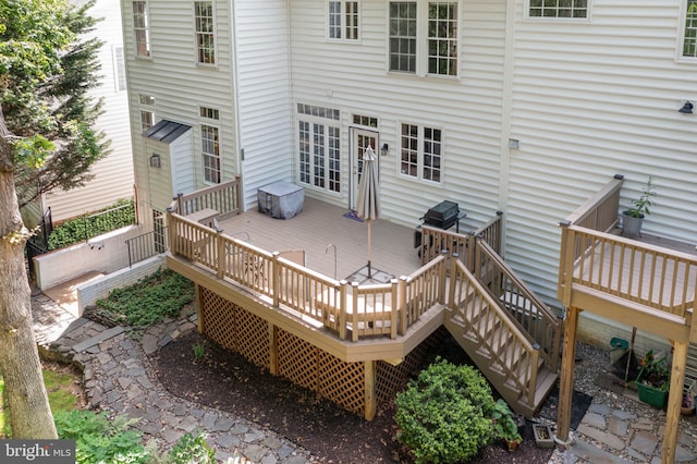 850 Still Creek Ln, Gaithersburg, MD 20878 - deck featuring stairway