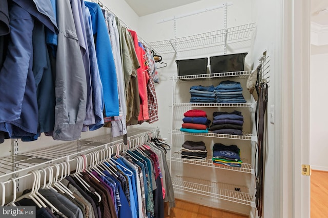 850 Still Creek Ln, Gaithersburg, MD 20878 - walk in closet with wood finished floors