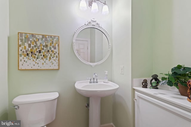 850 Still Creek Ln, Gaithersburg, MD 20878 - half bathroom with toilet and a sink
