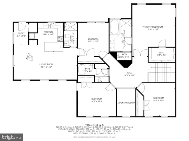 850 Still Creek Ln, Gaithersburg, MD 20878 - floor plan / room layout