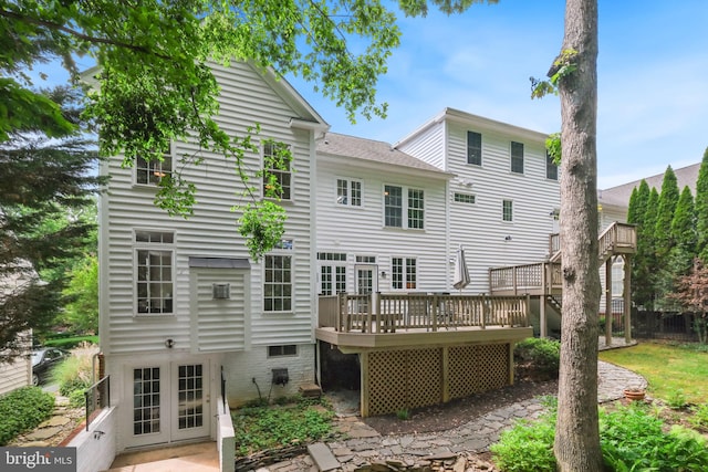 850 Still Creek Ln, Gaithersburg, MD 20878 - back of house featuring a wooden deck