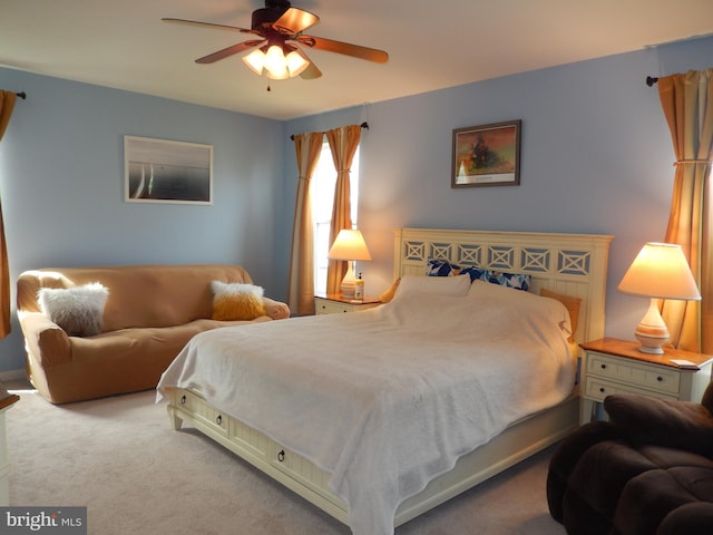 20172 Trap Pond Ct, Millville, DE 19967 - carpeted bedroom with a ceiling fan