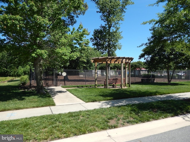 20172 Trap Pond Ct, Millville, DE 19967 - view of home's community featuring a pergola